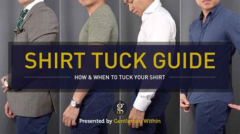 how to get shirt tucked away.